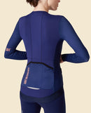 Café du Cycliste 車衣 Roxane LS Jersey Navy 長袖 女款 藍