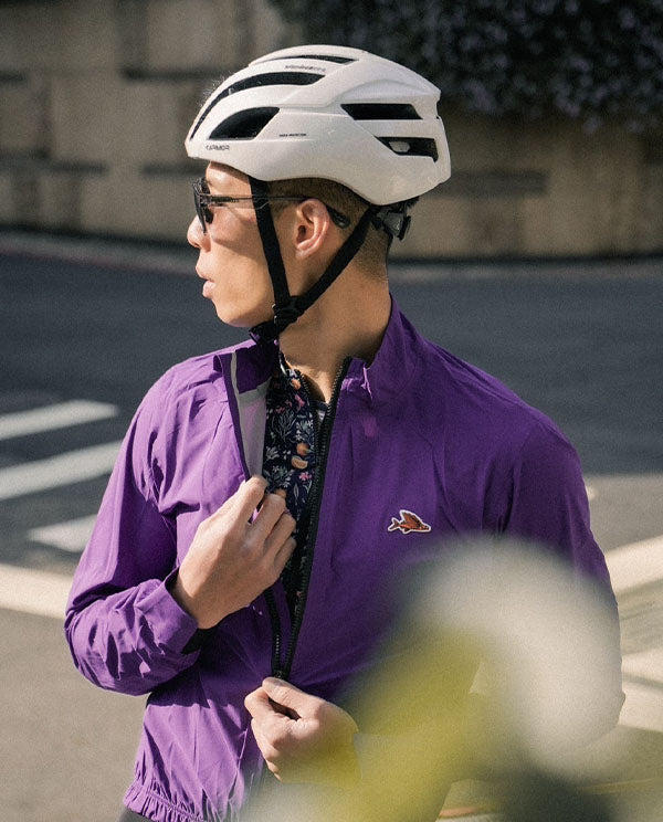 Café du Cycliste 外套Suzette Amethyst 防雨 男款 紫