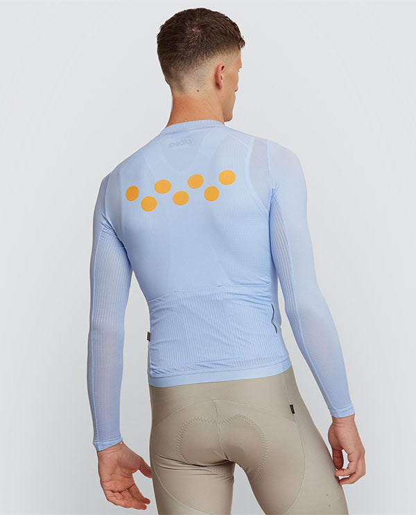 Pedla 薄長袖車衣 Elements Air LS Jersey Sky 男款 天空藍