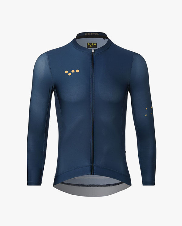 Pedla 薄長袖車衣 Essentials Classic LS Jersey Indigo 男款 靛藍