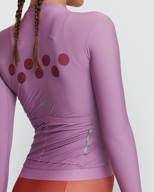 Pedla 薄長袖車衣 Essentials Classic LS Jersey Mauve 女款 藕紫