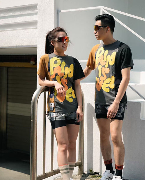 FLIPPOS「心碎女孩機能Ｔ」-WOMEN-PAIN IS FUEL Merino TEE-I HAVE NOTHING女孩Ｔ