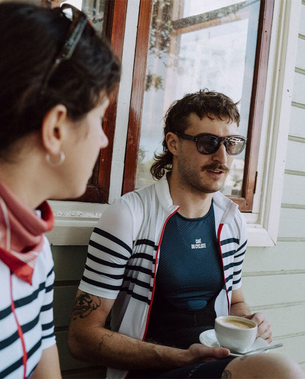Café du Cycliste 底衫 Lillane Sleeveless Utralight Base Layer Navy 無袖 男款 深藍