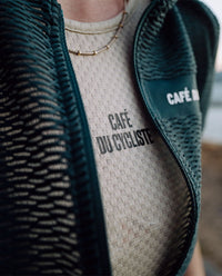 Café du Cycliste 底衫 Lillane Sleeveless Utralight Base Layer Pearl Grey 無袖 男款 珍珠白