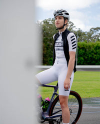 Black Sheep 黑羊 車褲 Team 7" Bib Shorts White 女款 白