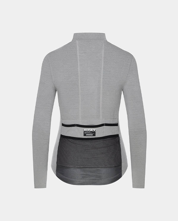 Café du Cycliste 車衣 Lydia LS Jersey Mountain Fog 長袖 女款 霧灰
