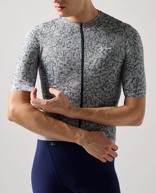 Givelo 車衣G90 LIGHT SS UNISEX JERSEY - MARBLE NAVY 大理石藍