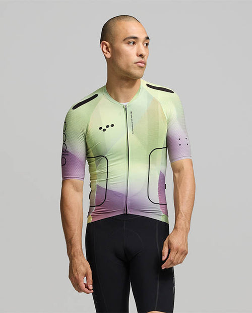 Pedla 車衣Pro Pursuit 2.0 Jersey Motion Lime 男款 城市黃/紫