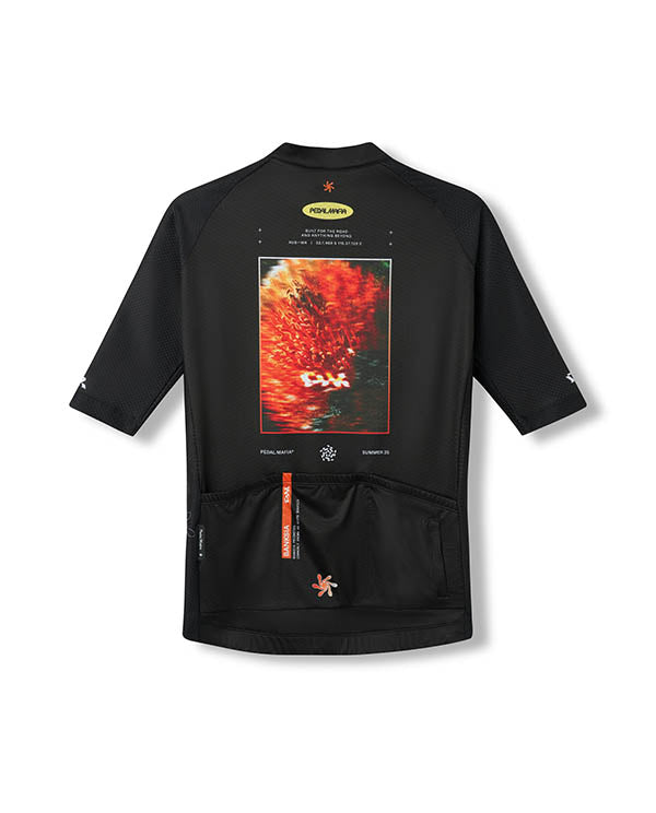 PedalMafia 車衣 Core Jersey Flora Banksia 男款 黑