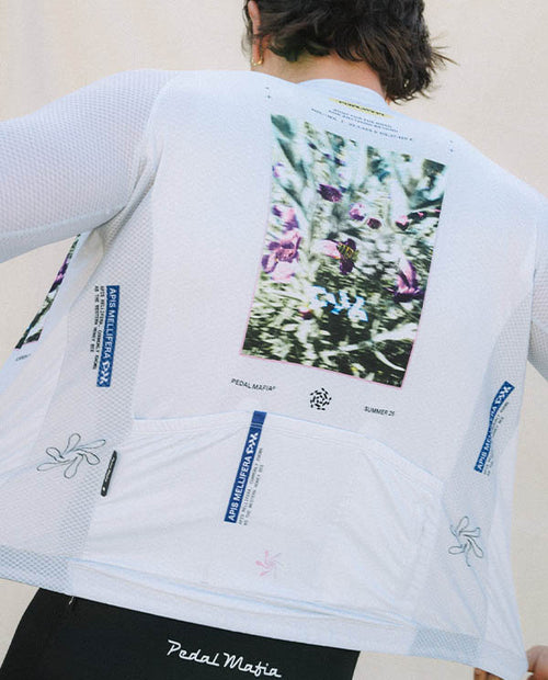 PedalMafia 車衣 Core Jersey Flora Apis Mellifera 男款 白
