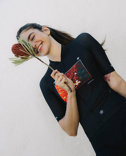 PedalMafia 車衣 Core Jersey Flora Banksia 女款 黑