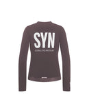 Biehler 薄刷毛長袖車衣Syndicate Training LS Jersey Illusion 女款 紫灰