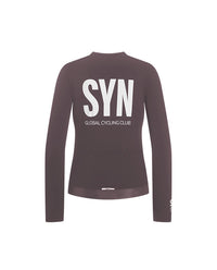 Biehler 薄刷毛長袖車衣Syndicate Training LS Jersey Illusion 女款 紫灰