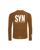 Biehler 薄刷毛長袖車衣Syndicate Training LS Jersey Umber 男款 棕