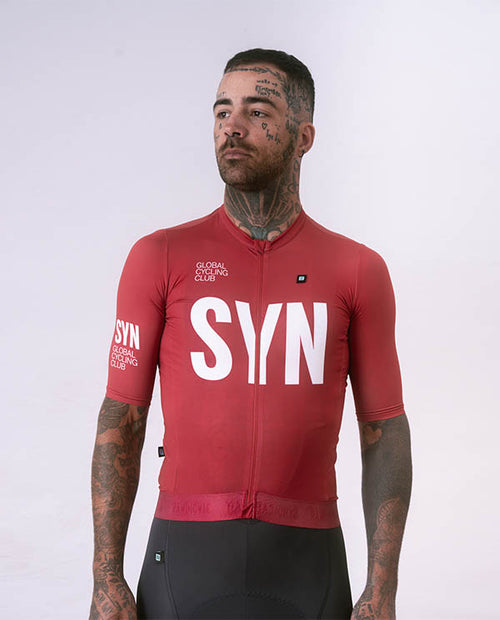 Biehler 車衣 Syndicate Training Jersey 2.0 Cherry 男款 櫻桃紅