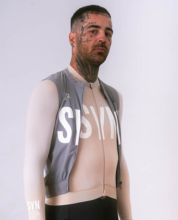 Biehler 防風背心Syndicate Training Vest 2.0 Steel 男款 灰
