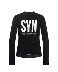 Biehler 薄刷毛長袖車衣Syndicate Training LS Jersey Black 女款 黑 (2025)