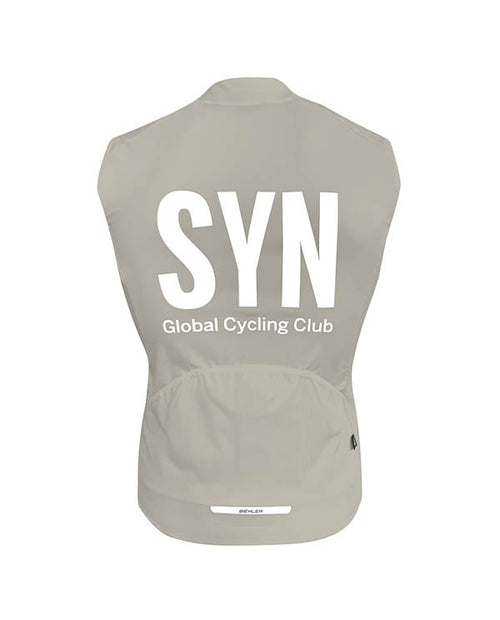 Biehler 防風背心Syndicate Gilet Pearl 男款 珍珠白