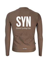 Biehler 中量長袖車衣Syndicate Training LS Jersey Pimento 男款 咖啡