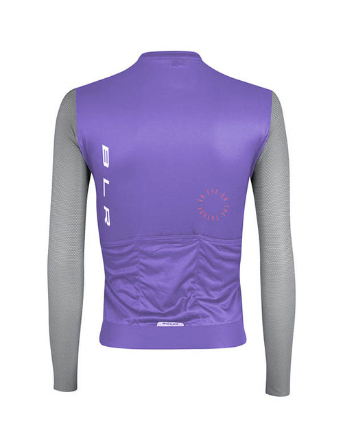 Biehler 薄長袖車衣 Statement LS Jersey Lavender Grey 女款 灰紫