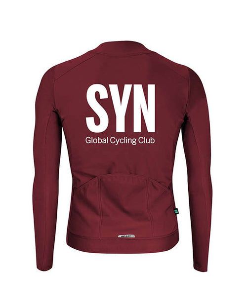 Biehler 長袖車衣Syndicate Training LS Jersey Crimson 男款 緋紅