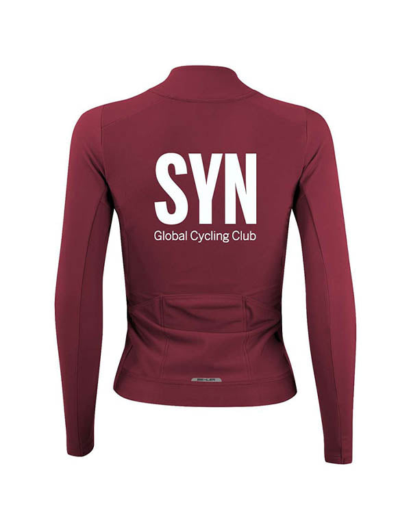 Biehler 長袖車衣Syndicate Training LS Jersey Crimson 女款 緋紅
