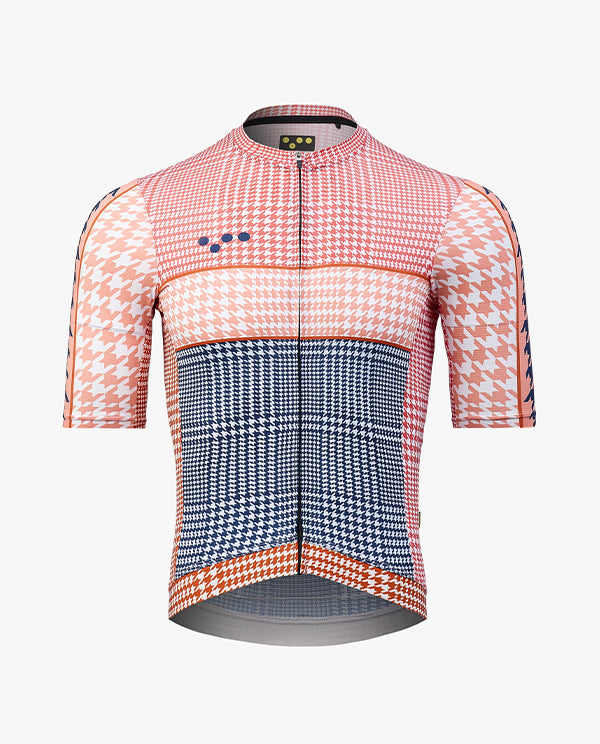Pedla 車衣HoundsKNIT Training Jersey Pastel Pink 男款 粉格紋