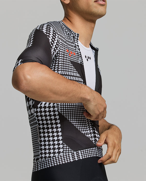 Pedla 車衣HoundsKNIT Training Jersey Black OFFSET 男款 黑白大千鳥格
