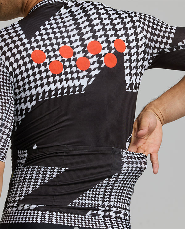 Pedla 車衣HoundsKNIT Training Jersey Black OFFSET 男款 黑白大千鳥格