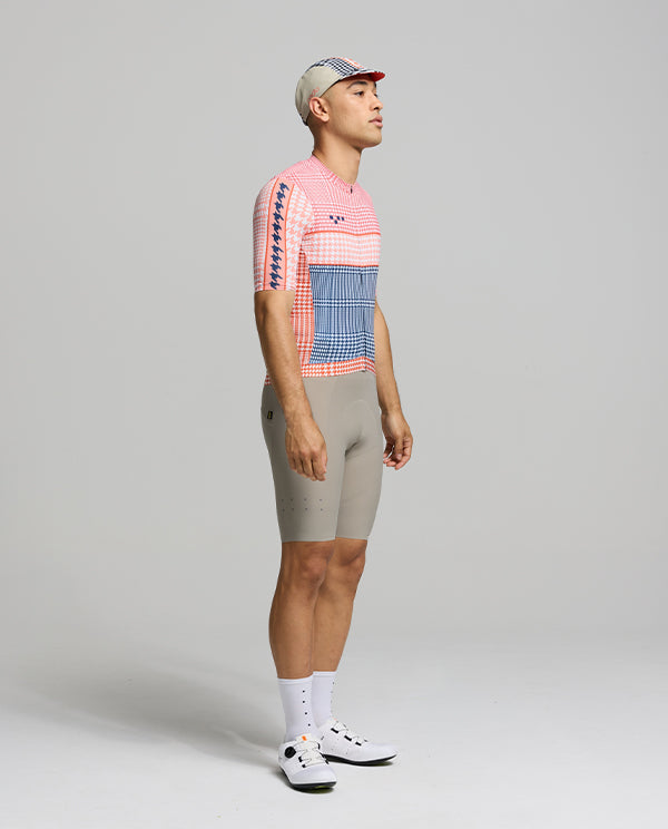 Pedla 車衣HoundsKNIT Training Jersey Pastel Pink 男款 粉格紋