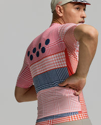 Pedla 車衣HoundsKNIT Training Jersey Pastel Pink 男款 粉格紋