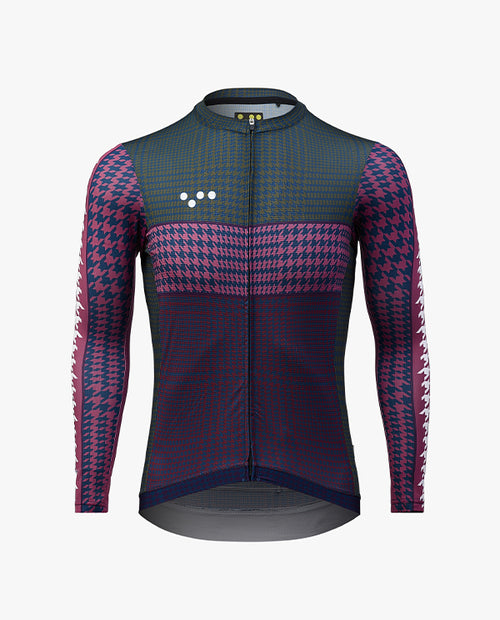 Pedla 車衣HoundsKNIT Training Jersey Dusty Purple 薄長袖 男款 紫