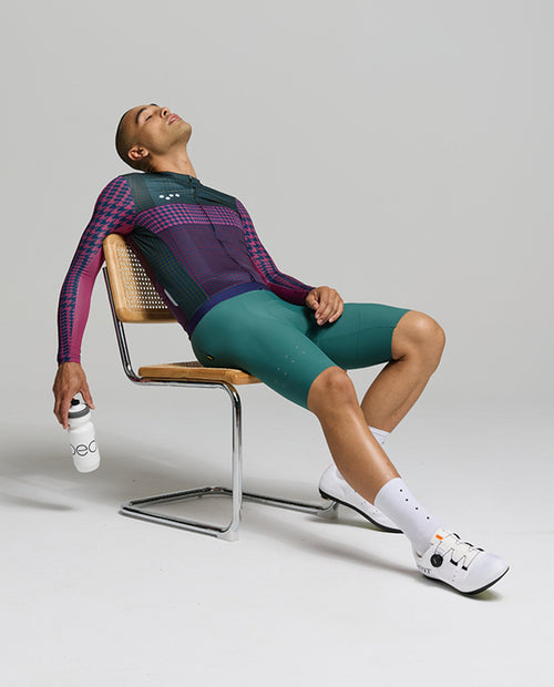 Pedla 車衣HoundsKNIT Training Jersey Dusty Purple 薄長袖 男款 紫