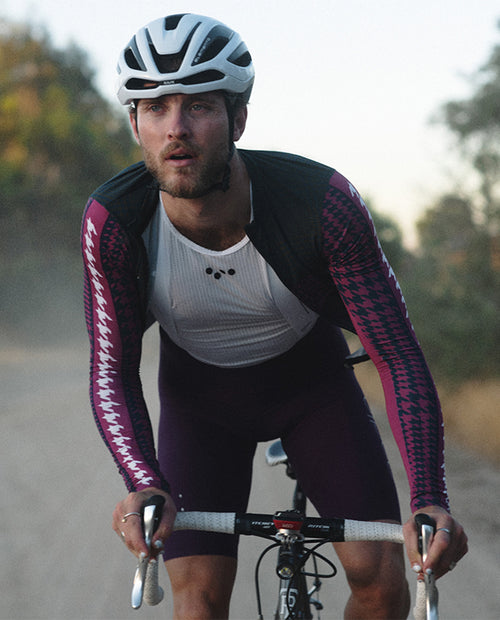 Pedla 車衣HoundsKNIT Training Jersey Dusty Purple 薄長袖 男款 紫