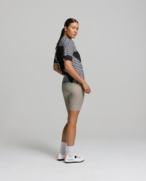 Pedla 車衣HoundsKNIT Training Jersey Black Offset 女款 黑白大千鳥格