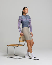 Pedla 車衣HoundsKNIT Training Jersey Lavender 薄長袖 女款 薰衣草紫