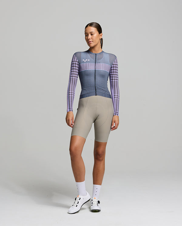 Pedla 車衣HoundsKNIT Training Jersey Lavender 薄長袖 女款 薰衣草紫