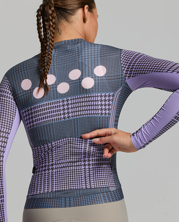 Pedla 車衣HoundsKNIT Training Jersey Lavender 薄長袖 女款 薰衣草紫