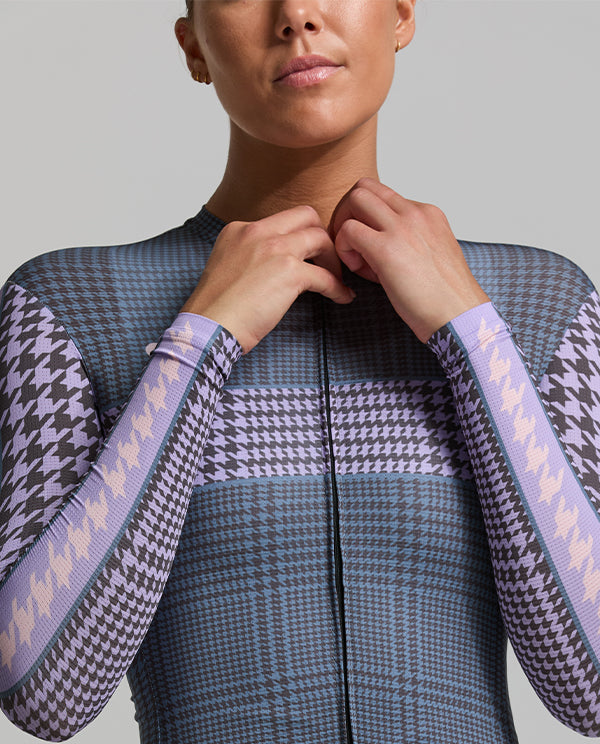 Pedla 車衣HoundsKNIT Training Jersey Lavender 薄長袖 女款 薰衣草紫