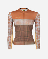 Pedla 車衣HoundsKNIT Training Jersey Terracotta 薄長袖 女款 大地棕