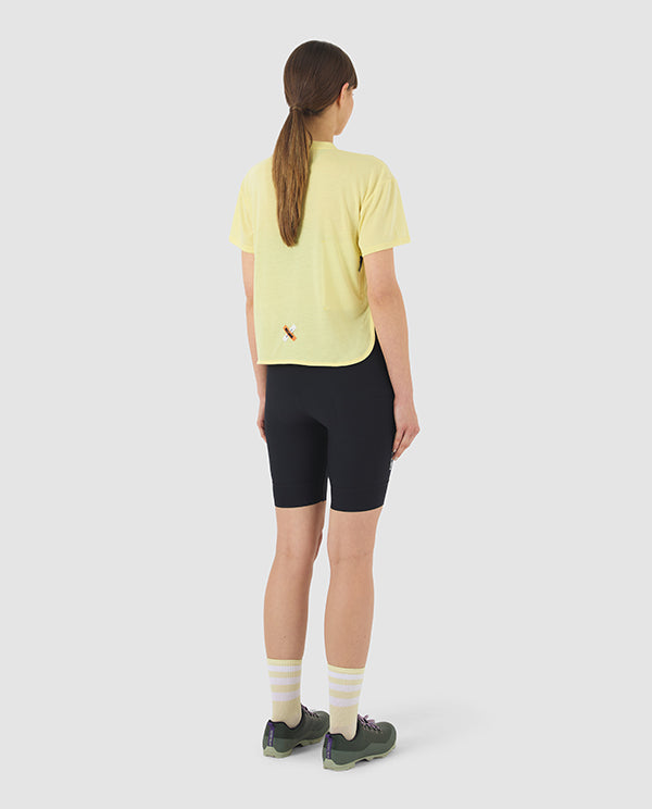 Café du Cycliste 車衣Sandrine Jersey Naples Yellow 女款 那布勒斯黃