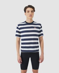 Café du Cycliste 車衣Sandie Jersey Mariniere 男款 海軍藍白條紋