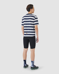 Café du Cycliste 車衣Sandie Jersey Mariniere 男款 海軍藍白條紋