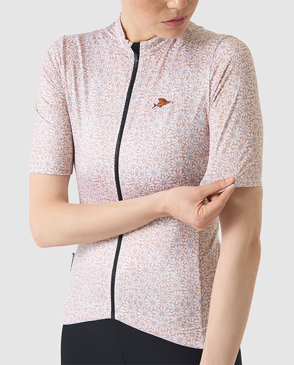 Café du Cycliste 車衣 Fleurette V2 Daisy Rosa 女款 雛菊粉