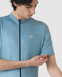 Café du Cycliste 車衣 Fleurette V2 Deep Water 男款 綠藍