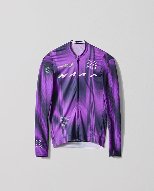 MAAP 車衣 Mens World Tour Pro Air LS Jersey 市售版 長袖 男款 紫