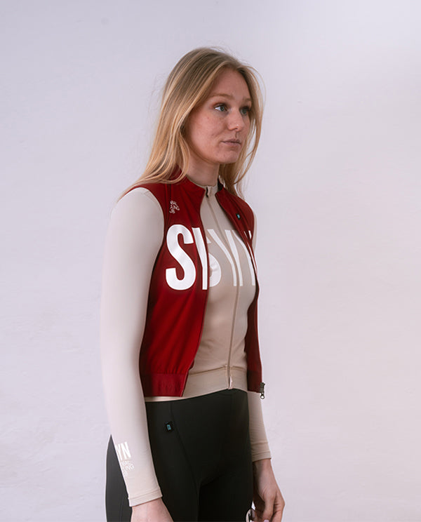 Biehler 防風背心Syndicate Training Vest 2.0 Merlot 女款 酒紅