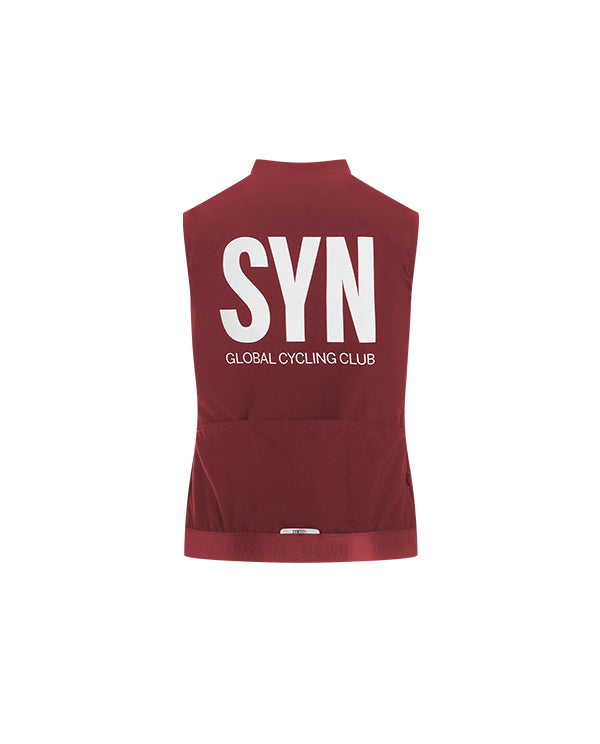 Biehler 防風背心Syndicate Training Vest 2.0 Merlot 女款 酒紅