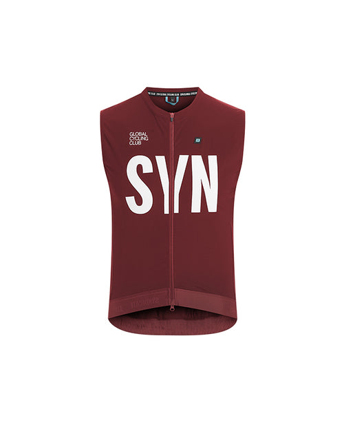 Biehler 防風背心Syndicate Training Vest 2.0 Merlot 男款 酒紅