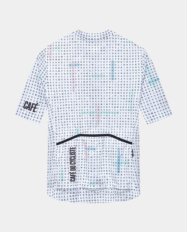 Café du Cycliste 車衣 Angeline V2 Ultralight Jersey Hidden Word Plush 女款 白